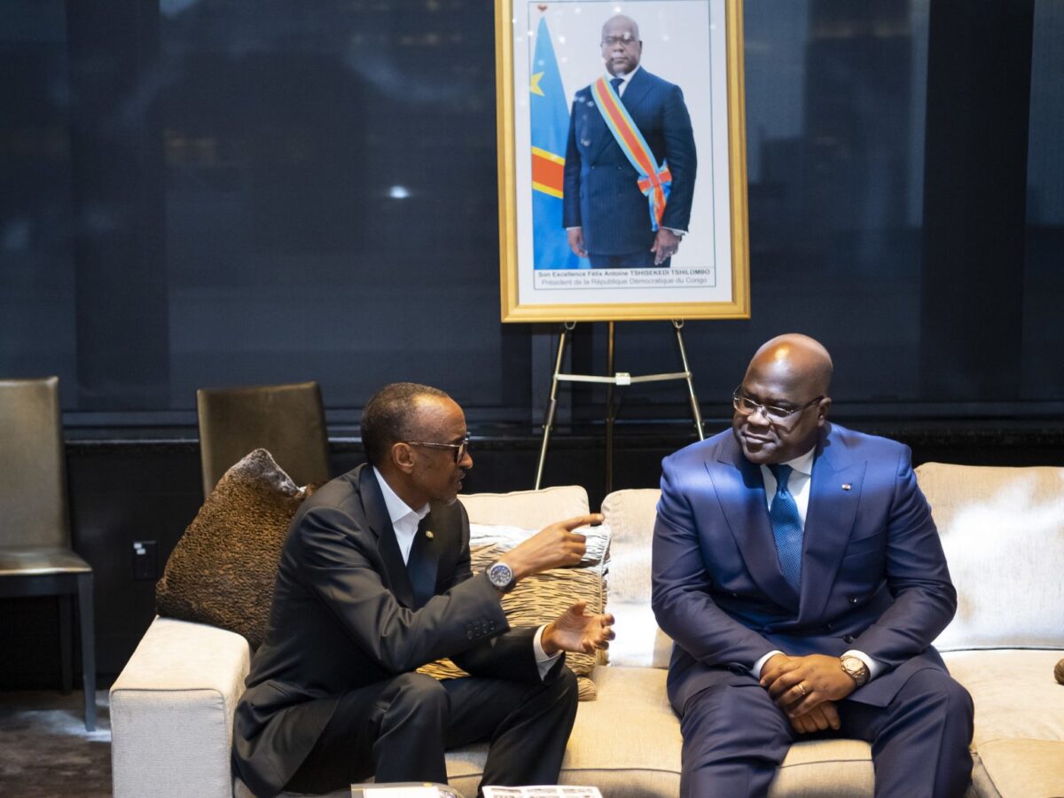 Felix Tshisekedi et Paul Kagame