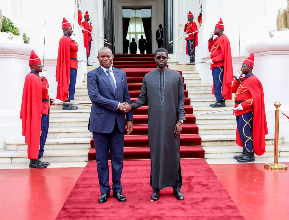 Bassirou Diomaye Faye et Brice Clotaire Oligui Nguéma, Présidents du Sénégal et du Gabon