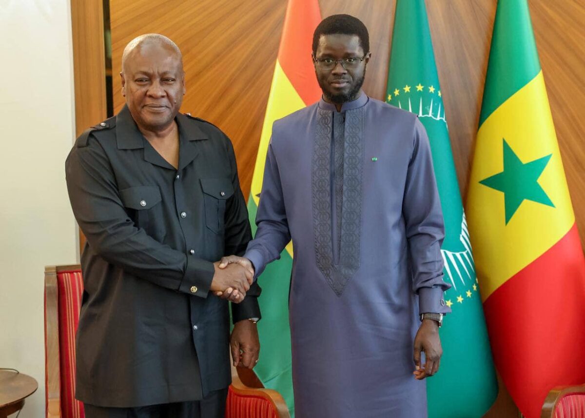 Bassirou Diomaye Faye et John Dramani Mahama