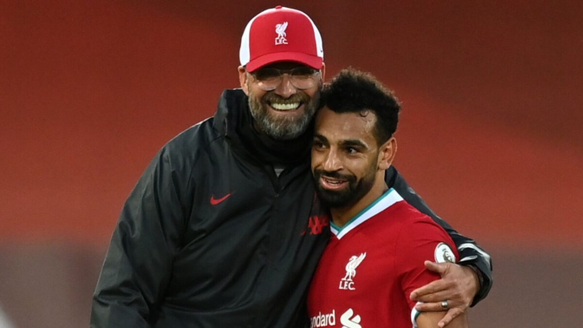 Jürgen Klopp et Mohamed Salah