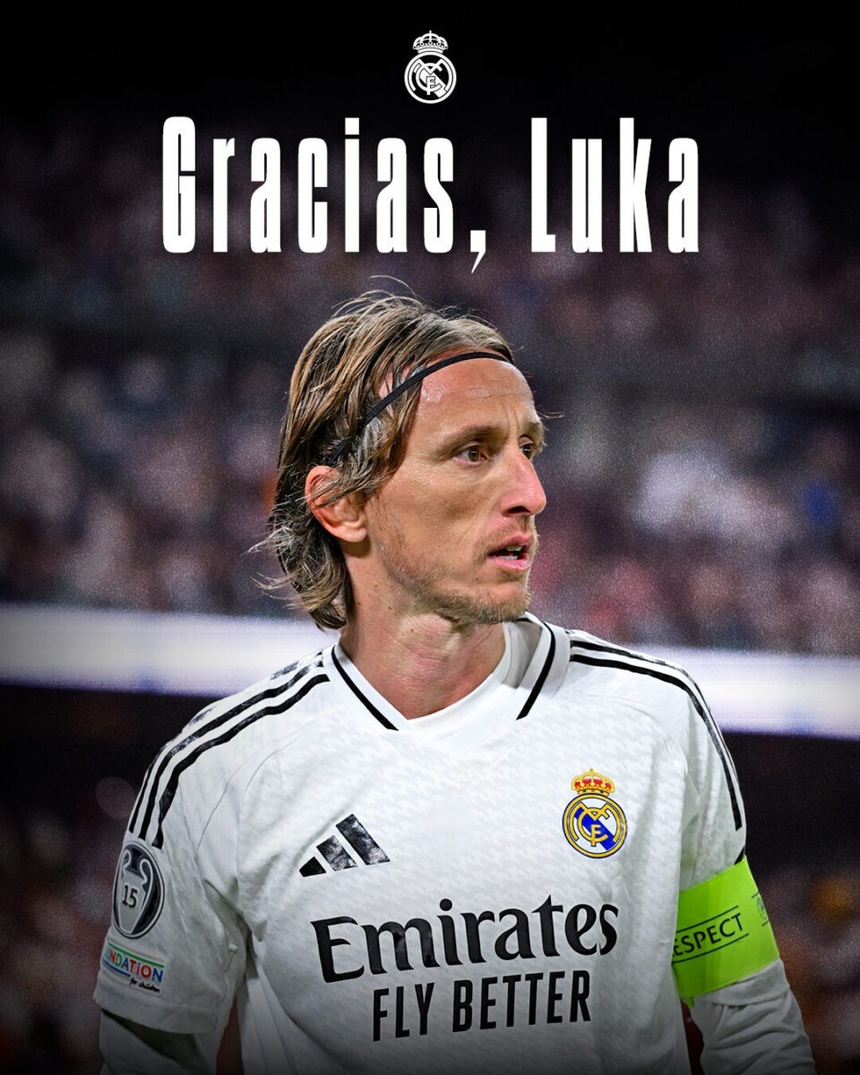 Luka Modric, la dernière dans au Bernabeu