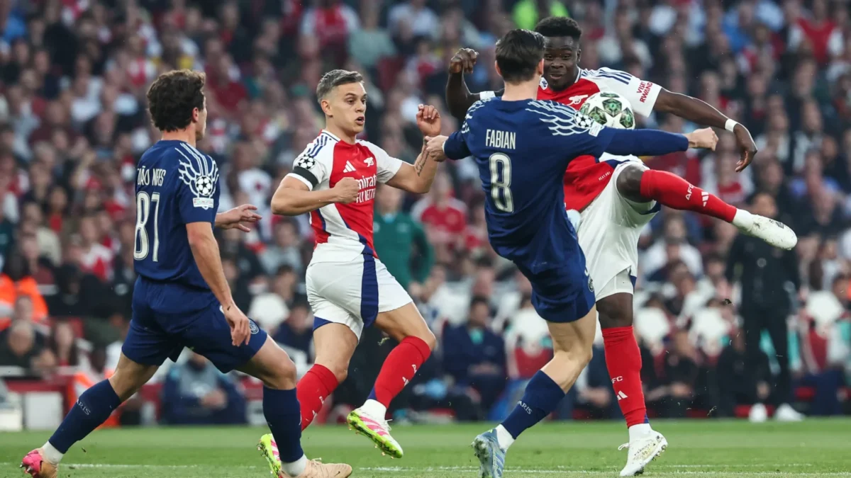Ligue des champions : Arsenal et le PSG à 90 minutes ou plus de la finale