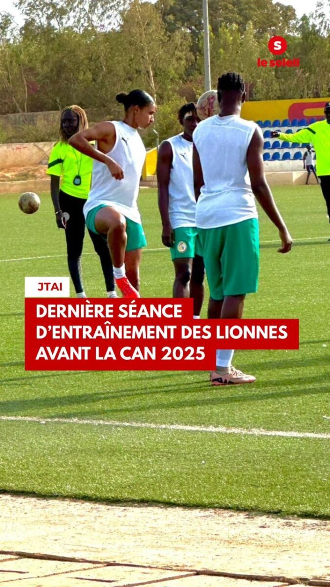 CAN Féminine 2025 : la dernière séance d'entrainement des Lionnes du Sénégal