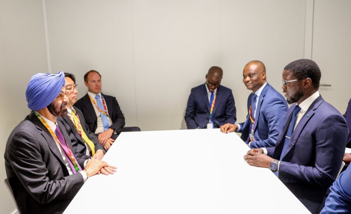 Bassirou Diomaye Faye rencontre Ajay Banga président de la Banque mondiale