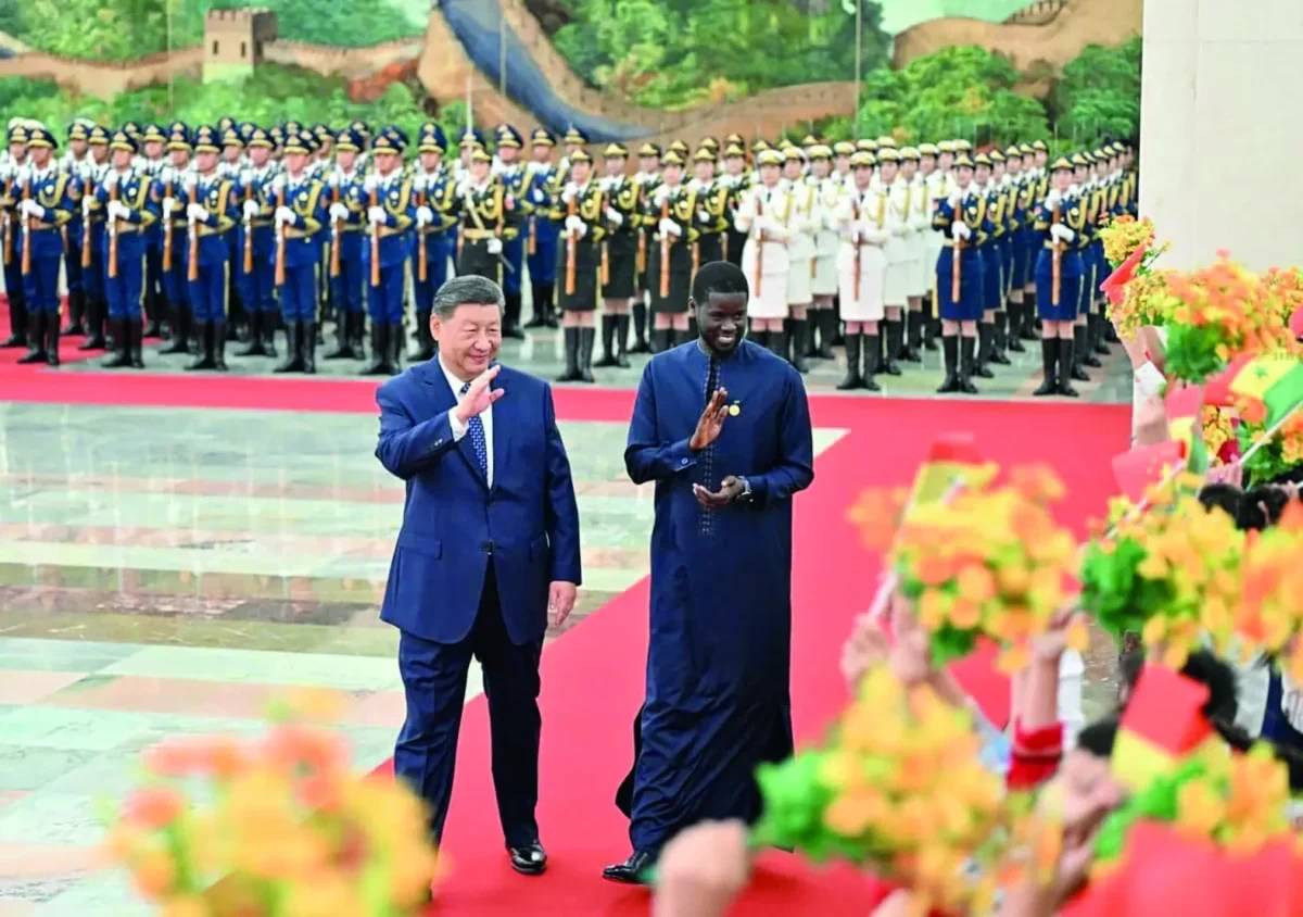 Le président Bassirou Diomaye Faye reçu par son homologue Xi Jinping.