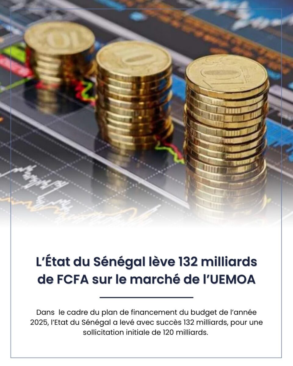 Marché UEMOA : Le Sénégal lève 132 milliards de FCFA