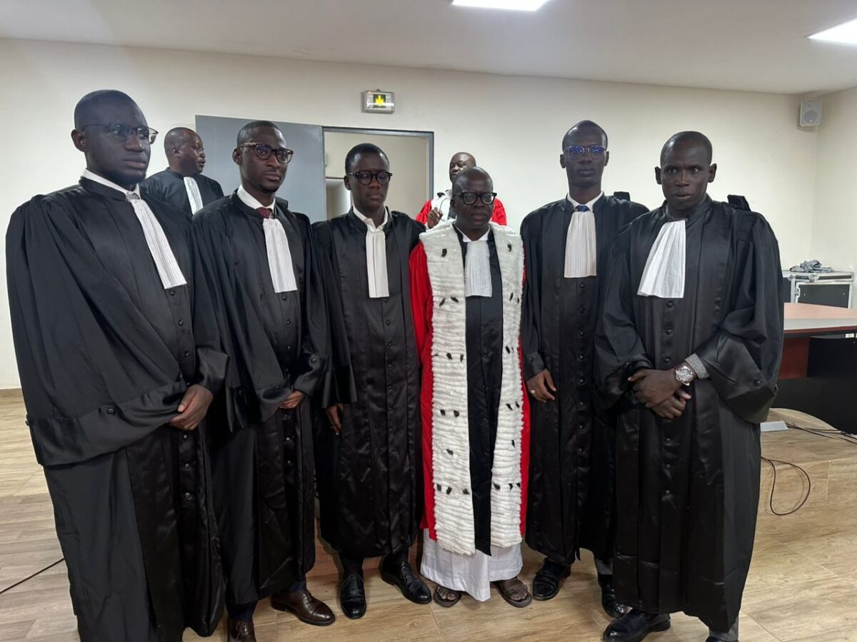 Cinq magistrats prêtent serment à Tambacounda