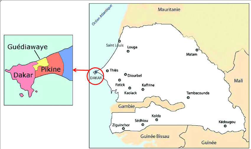 Dakar, Pikine, Guédiawaye, communauté des agglomérations de Dakar (Cadak)