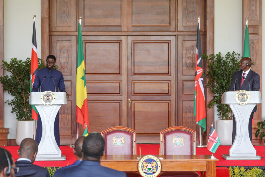 Président Faye au Kenya