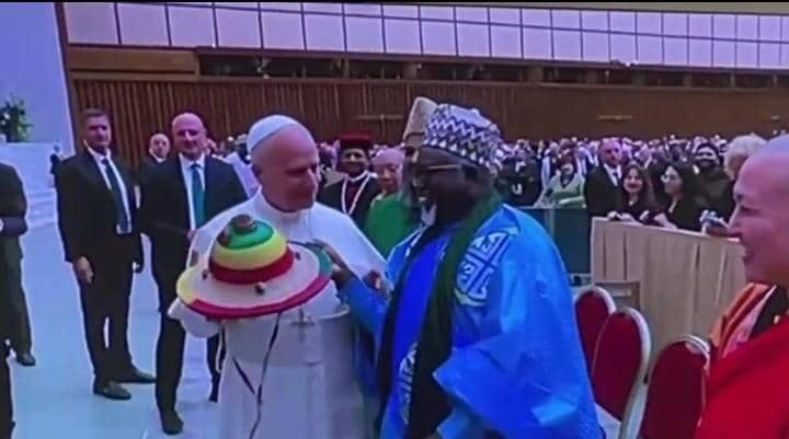 Khalife de Bambilor, Thierno Amadou Ba, et le Pape Léon