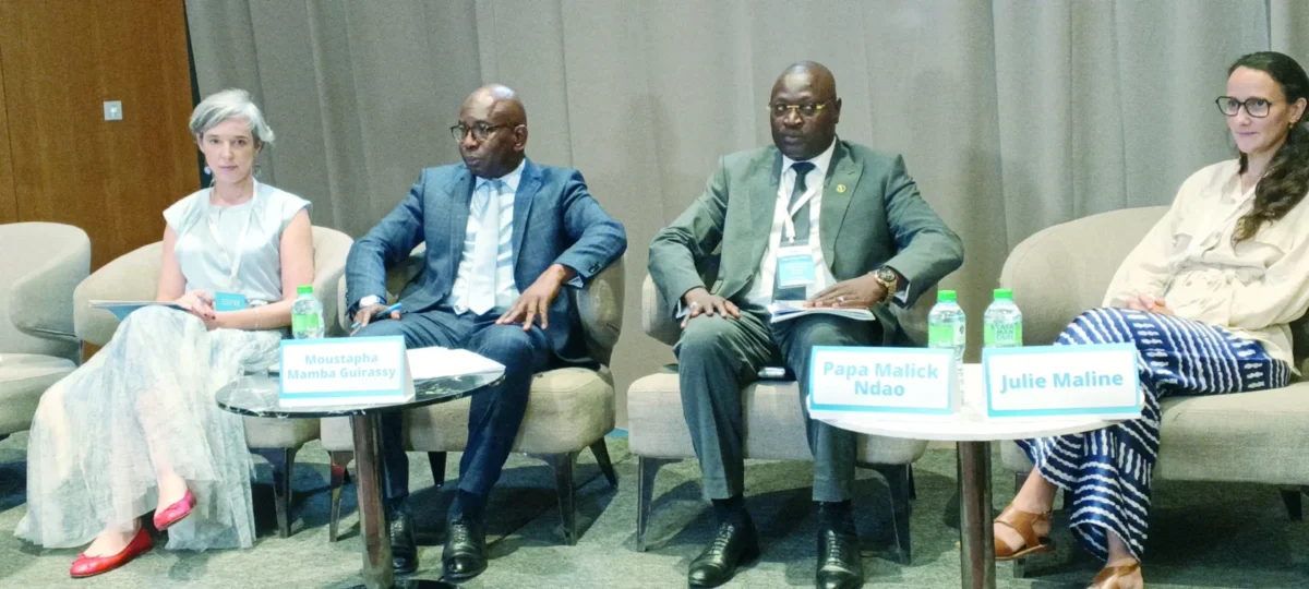 Moustapha Guirassy, ministre de l'Education nationale du Sénégal, lors du séminaire international du programme APPRENDRE de l’Agence universitaire de la francophonie (Auf)