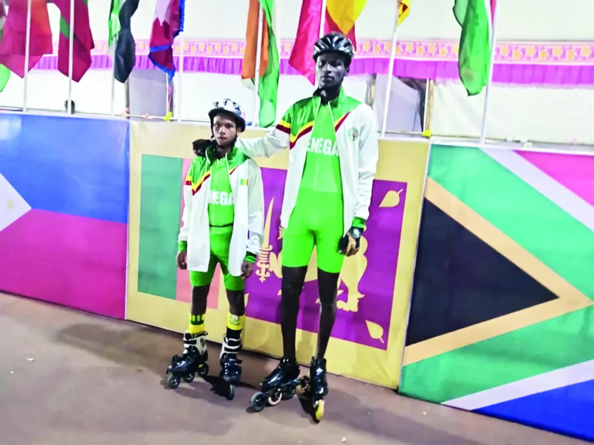 Rollers, Sénégal Mondiaux de vitesse Inde 2025