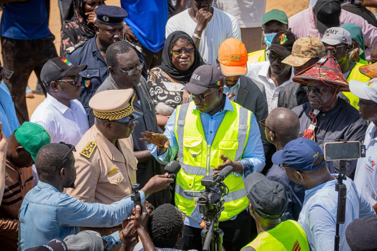 Ministre C T Dièye à Tivaouane