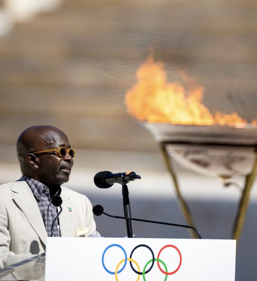 Mamadou Diagna Ndiaye, Athènes 10 septembre 2026 - réception Flamme olympique