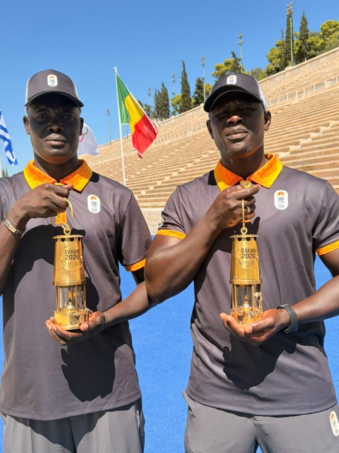 Lieutenant Birame Senghor et Adjudant Maurice Diouf, gardiens de la Flamme